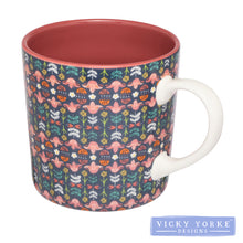 Load image into Gallery viewer, Mug - Folk Florals 'Tulip Fields'