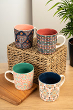 Load image into Gallery viewer, Mug – Folk Florals 'Hearts'