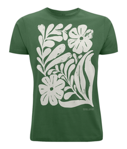 ***NEW*** 100% Recycled T-shirt - Rimba Flowers