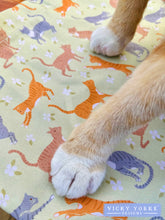 Load image into Gallery viewer, Cotton &#39;Ginger &amp; Olive - Cats&#39; Book Bag by Vicky Yorke Designs