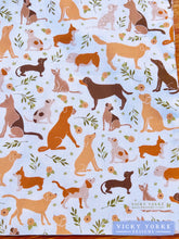Load image into Gallery viewer, Cotton &#39;Ginger &amp; Olive - Dogs&#39; Book Bag by Vicky Yorke Designs