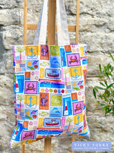 Load image into Gallery viewer, Cotton &#39;Island Life&#39; Book Bag by Vicky Yorke Designs