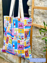 Load image into Gallery viewer, Cotton &#39;Island Life&#39; Book Bag by Vicky Yorke Designs