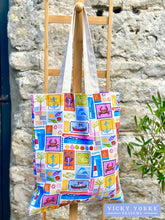 Load image into Gallery viewer, Cotton &#39;Island Life&#39; Book Bag by Vicky Yorke Designs