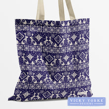 Load image into Gallery viewer, ***NEW*** Organic Cotton Book Bag - &#39;Home On The Prairie&#39; Hares