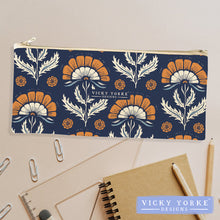 Load image into Gallery viewer, ***NEW*** Organic Cotton Pencil Case - &#39;Heritage Cottage&#39;