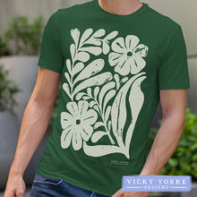 Load image into Gallery viewer, ***NEW*** 100% Recycled T-shirt - Rimba Flowers