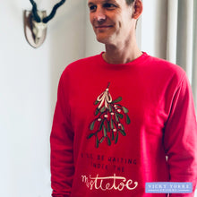 Load image into Gallery viewer, Christmas Jumper / Sweatshirt - &#39;Under The Mistletoe&#39;