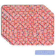 placemats-table-geometric-red