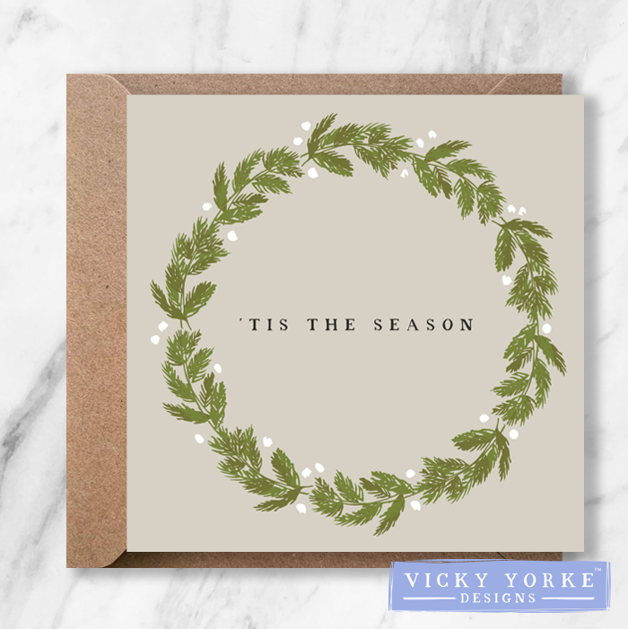 Christmas Card: Evergreen - 'Tis The Season