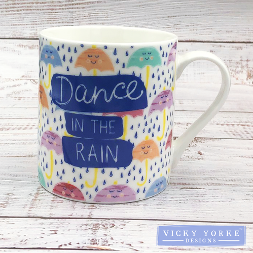 Boxed Mug – Happy Days - 'Dance In The Rain'