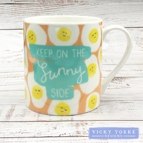 Boxed Mug – Happy Days - 'Keep On The Sunny Side'