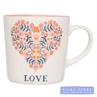 Mug – Folk Florals 'Love'