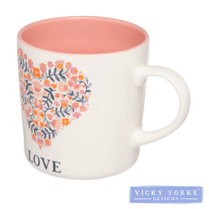 Mug – Folk Florals 'Love'