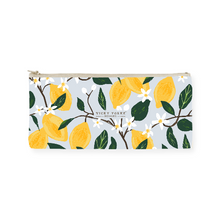 Load image into Gallery viewer, ***NEW*** Organic Cotton Pencil Case - &#39;Fruitful Lands&#39; - Lemons