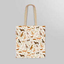 Load image into Gallery viewer, ***NEW*** Organic Cotton Book Bag - &#39;Ginger &amp; Olive&#39; Dogs